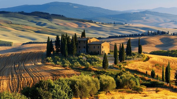 Où trouver une location de vacances en Toscane avec des cours de cuisine et des visites de moulins à huile?